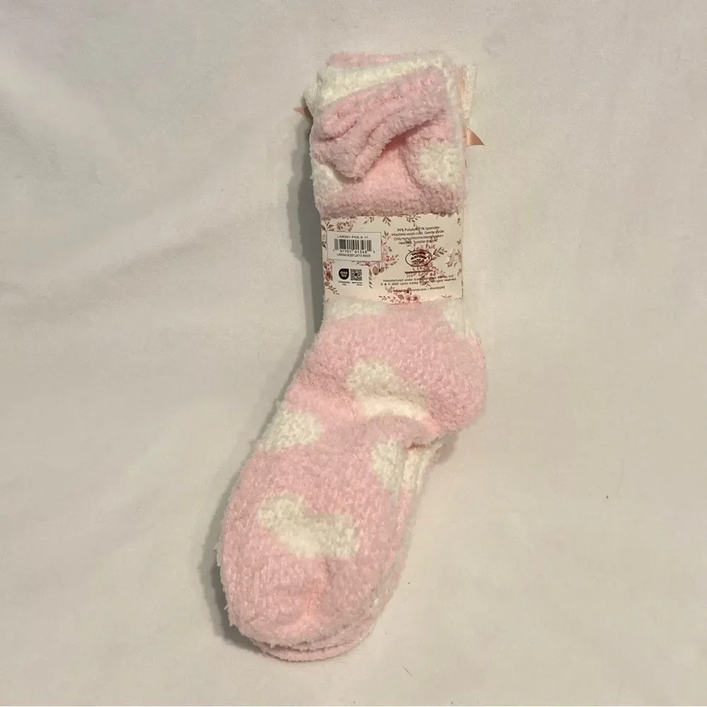NWT Laura Ashley Cozy Socks Crew 4 Pairs Cottagecore